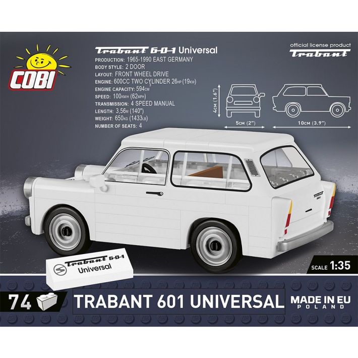 Tazza In Ceramica Trabant 601 "Legends Never Die" - Capacità 330ml, Lavabile In Lavastoviglie E Microonde, Idea Regalo Per Appassionati Di Auto